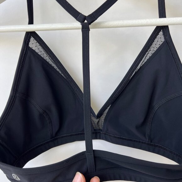 Lululemon State of flow bra, black, Size 6 J152 - Picture 8 of 8